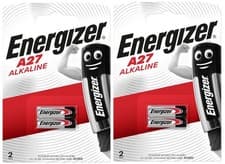 Image of Pack of 4 Energizer A27 12 Volt Batteries – G27A MN27 GP27A