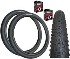 Image of Kenda APTOR 24 x 1.95 BLACK Chunky Mountain Bike TYRE s TUBE s K-1153