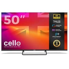 Image of Cello C5025TZ 50 inch Smart TV 4K TIZEN OS Freeview Freesat Cloud Gaming WiFi