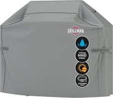 Image of Grillman Large BBQ Grill Outdoor Waterproof Protective 600D Cover. 60" Grey