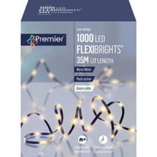 Image of Premier 1000 LED Multi-Action Soft Flexibrights Christmas Lights - WARM WHITE