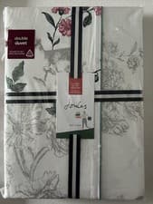 Image of Joules Woodland Floral Double Size Duvet Cover Set With Two Pillowcases