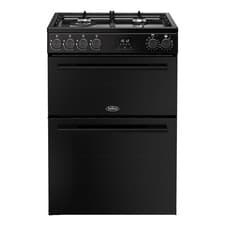 Image of Belling Vision 60cm Dual Fuel Cooker - Black 444412047