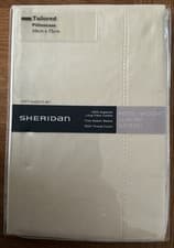 Image of SHERIDAN ~ Superior Tailored Pillowcase 50 x 75 cm. Luxury Sateen. Chalk