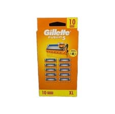 Image of Gillette Fusion5 10 x Cartridges Refill Pack 5-Blade Razors Shaver for Men 100%