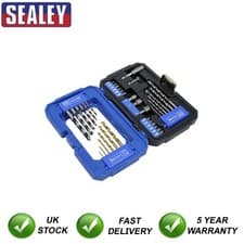 Image of Sealey Drill & Bit Accessory Set 35pc AK3735