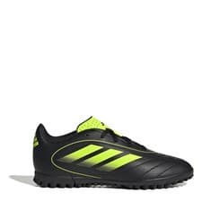 Image of adidas Kids Goletto Astro Turf Trainers Junior Boys Lace Up Shoes Contrasting