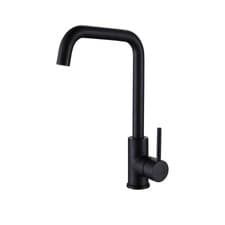Image of Black Single Lever Monobloc Kitchen Mixer Tap - Enza Elwood - Brand New in Box
