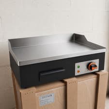 Image of Commercial Electric Griddle 55cm Heavy Duty Hot Plate Flat Top Countertop