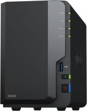 Image of Synology DiskStation DS223 2 Bay NAS Solution Storage Array - Black
