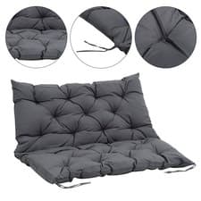 Image of Garden Bench Cushion 3 4 Seater Patio Swing Chair Seat Pad Waterproof Cushions