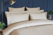 Image of Belledorm 600 Thread Count 100% Egyptian Cotton Bed Linen in Taupe