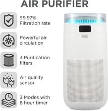 Image of Black & Decker BXAP62002GB Air Purifier with Air Quality Sensor