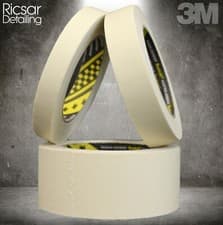 Image of 3M 2328 White Scotch Masking Tape 18+24+36+48mm x 50m Painting Decorating DIY