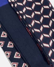 Image of TED BAKER CUPID GEO PRINT MULTI PACK MIXED SOCK SOCKS SET PACK OF 3 NEW!!!