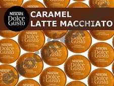 Image of Dolce Gusto Latte Macchiato Caramel Pods 100 Capsule 50 Coffee/ Milk Sold Loose