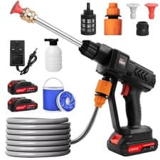 Image of Portable Cordless Pressure Washer Electric High Power Jet Wash Patio Car Cleaner