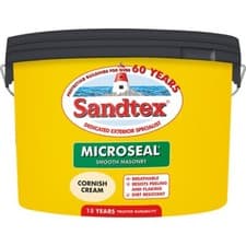 Image of Sandtex Ultra Smooth Masonry Paint 10L Cornish Cream