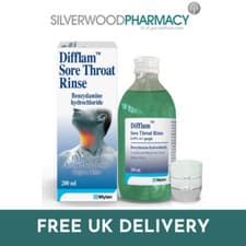 Image of Difflam Sore throat Rinse - 200ml UK