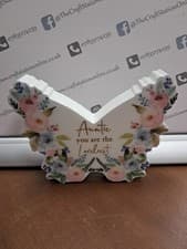 Image of  Gifts For Auntie Acrylic Wooden Plaque- Auntie You Are The Loveliest