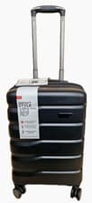 Image of IT Luggage Gravitate 8 Wheel Small Hard Case 55cm Expandable Suitcase Black TSA