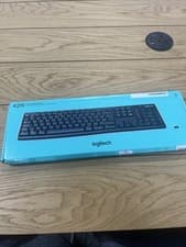 Image of Logitech K270 Wireless Keyboard UK Layout, Black, connectivity via USB