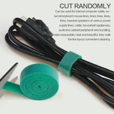 Image of Hook and Loop Double Sided Cable Ties Reusable 1m,2m,3m,5m, 7 colours
