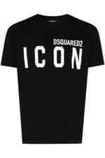 Image of Dsquared2 Icon Logo Printed T-Shirt