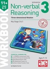 Image of 11 Non-verbal Reasoning Year 5-7 Workbook 3: Three-dimensional Rotation | 2015