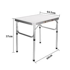 Image of Portable Folding Camping Table Aluminium Carry BBQ Desk Kitchen Outdoor Picnic