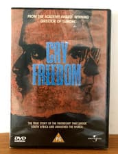 Image of Cry Freedom DVD 1987 David Attenborough NEW SEALED Denzel Washington