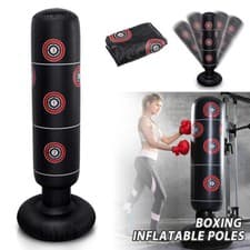 Image of 160cm Free Punch Bag Standing Inflatable Boxing Kick MMA UFC Training Kids Adult