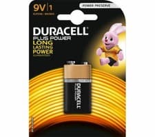 Image of Duracell Plus Power 9V Batteries Alkaline Battery 6LP3146 MN1604 Longest Power