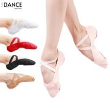 Image of Ballet Shoes CANVAS Split Sole - Girls Kids Children Adults Sizes