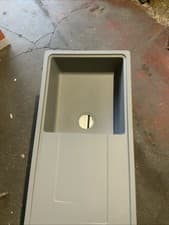 Image of Franke Titan 1 Bowl Composite Kitchen Sink Urban Grey Reversible 970mmx500mm 1G