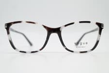 Image of Vogue VO 5378 3076 Brown White Silver Black Oval Glasses Frame New