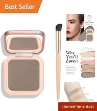 Image of Cool Toned Baked Contour Palette - Ultra-Fine Matte Makeup for Sculpted Beauty