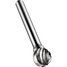 Image of Dormer P607 Ball Carbide Burr 3mm 2.5mm 3mm