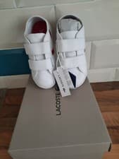 Image of Lacoste Sideline 319 Classic Designer Trainers Infant UK 6 / EUR 23 BNIB