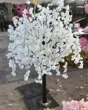 Image of 120cm WHITE WISTERIA WHISPERING Cherry Blossom Tree WEDDINGGENERAL®-ARTIFICIAL
