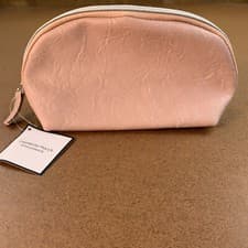 Image of Macy's Women's Blush Pink Small Zipper Cosmetic Bag NWT