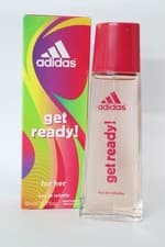 Image of 3 X LOT ADIDAS GET READY! EAU DE TOILETTE NATURAL SPRAY FOR HER 50ML.