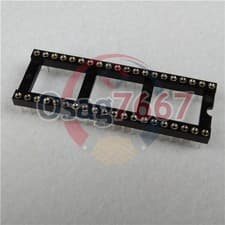 Image of ONE DIP IC Sockets Adaptor Round hole 40pin Pitch 2.54mm NEW #xz