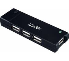 Image of LOGIK L4APHB23 4-port USB 2.0 Hub - BOX DAMAGE