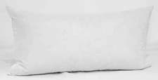 Image of Duck feather cushion pad 45 x 65cm (18in x 26in) Oblong Boudoir Rectangle White 
