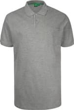 Image of Big Mens Duke D555 Grant Pique Pocket Cotton Polo Shirt in Grey 2XL to 10XL