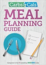 Image of Carbs Cals Meal Planning Guide by Chris Cheyette Yello Balolia | Paperback