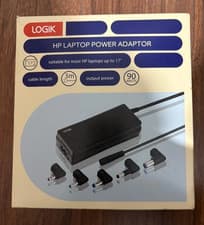 Image of Logik HP Laptop 90w LNPHP24 power adapter Charger for 19V 90w 3M CABLE