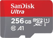 Image of 256GB Ultra Microsdxc Card + SD Adapter, Memory Card Full HD, up to 150 Mb/S,...