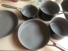 Image of Ninja ZeroStick CeramicPro 5 Piece Saucepan andPan Set CW35000UKMM Midnight Blue